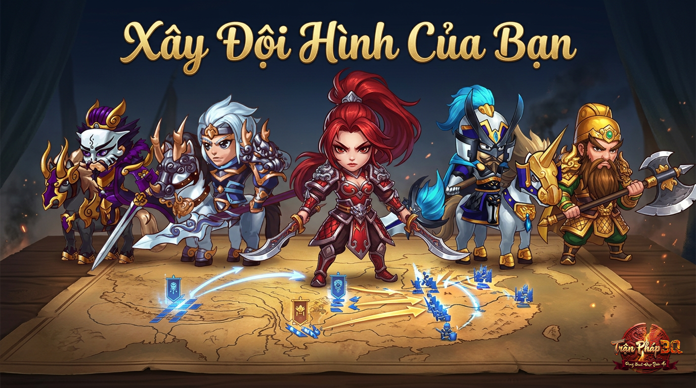 Xây đội hình Trận Pháp 3Q